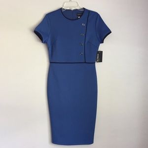 En Focus Studio Short Sleeve Round Beck Dress Sz 8